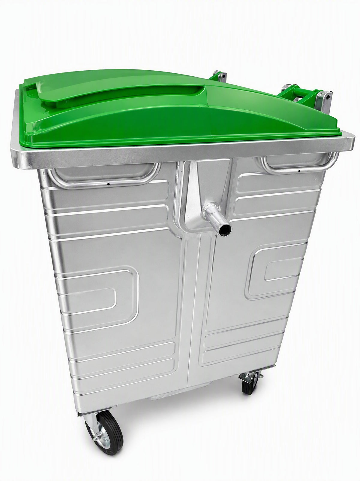 HY0814221-1,100-litre metal rubbish bin