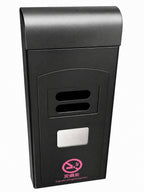HY 0260819-Galvanised, painted  multi‑compartment waste bin