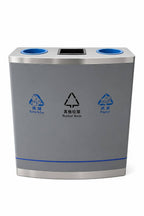HY0260820-three‑compartment waste‑sorting bin