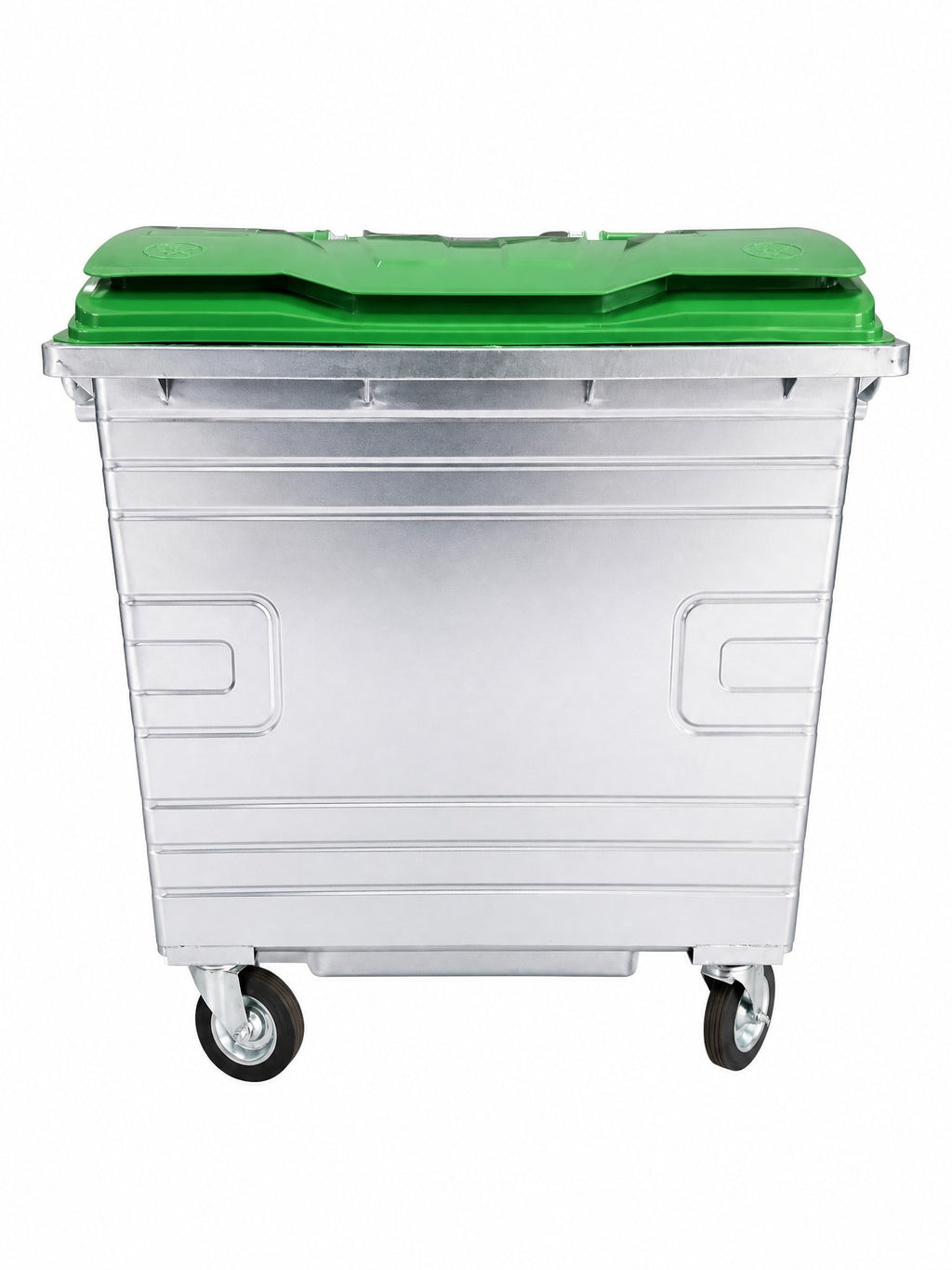 HY0814221-1,100-litre metal rubbish bin