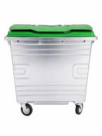 HY0814221-1,100-litre metal rubbish bin