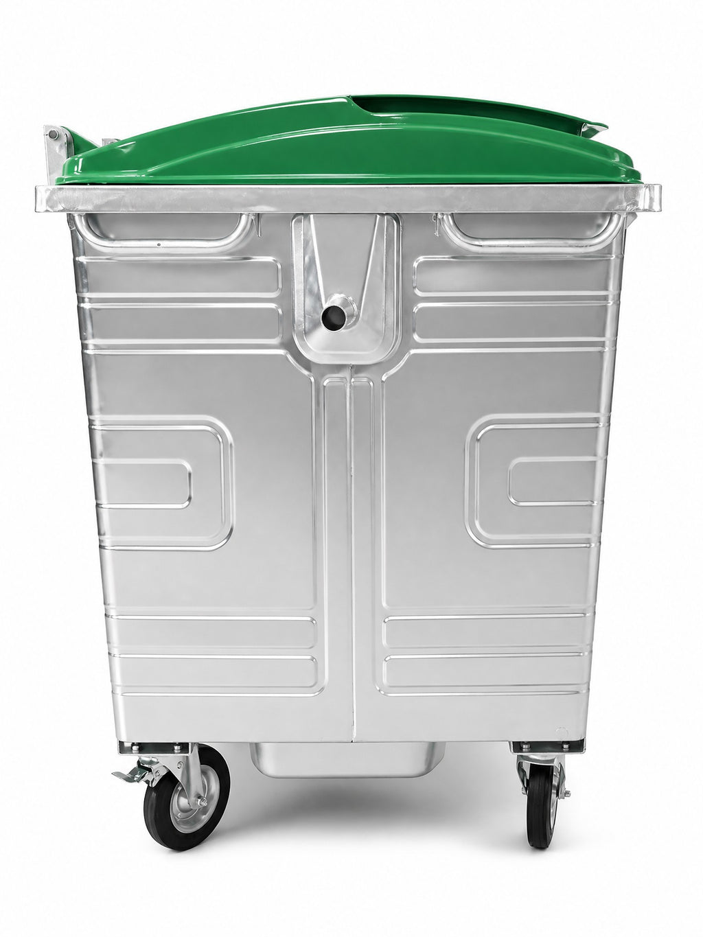 HY0814221-1,100-litre metal rubbish bin