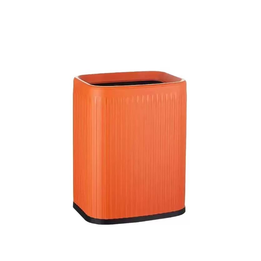 HY-0427002 Square Striped Trash Can