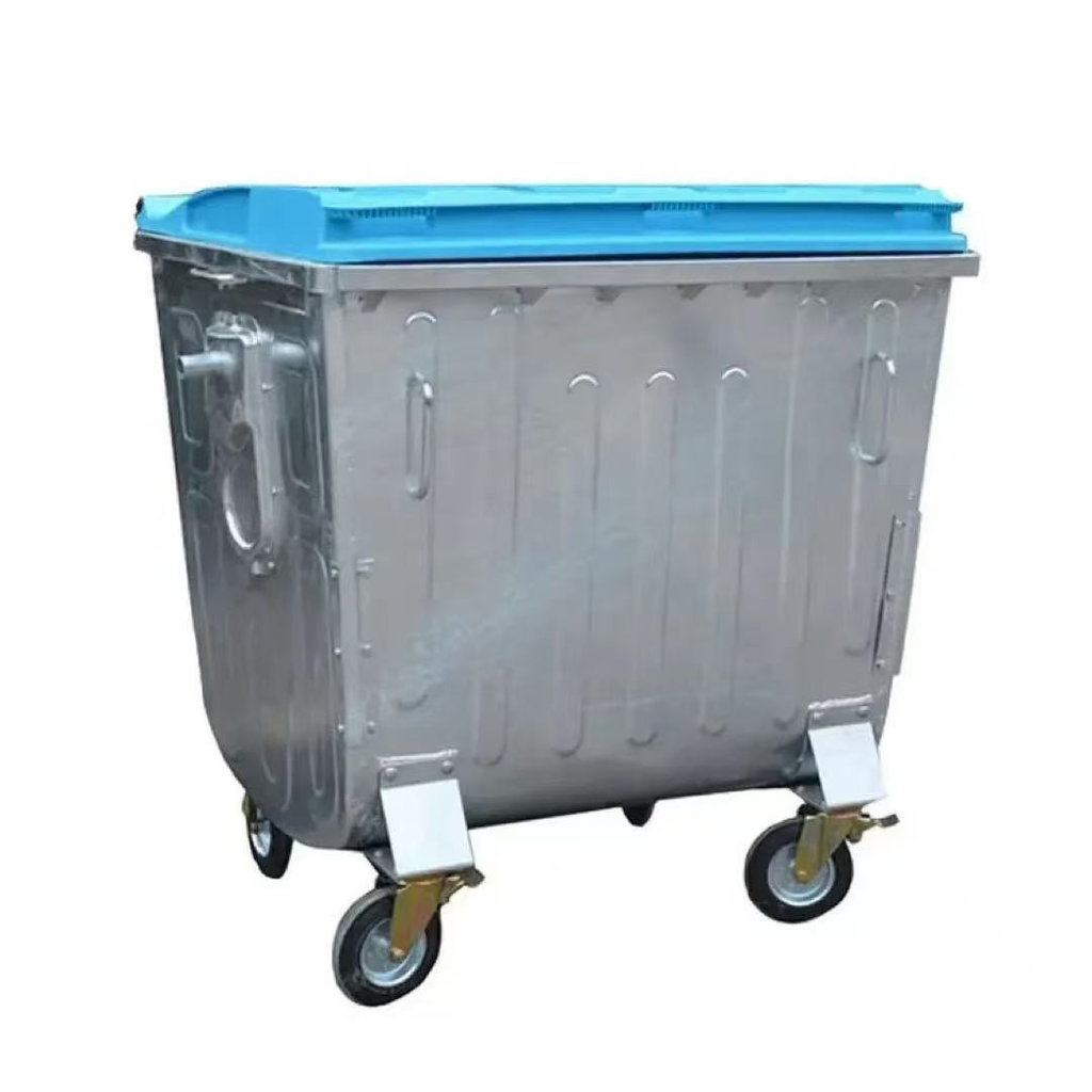 HY 0608002-1,100-liter Metal Trash Can