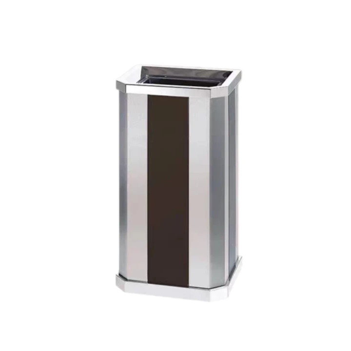 HY 0601002-Wall-mounted ashtray with black and white stripes