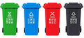 120L/240L/360L Two-Wheel Plastic Trash Can