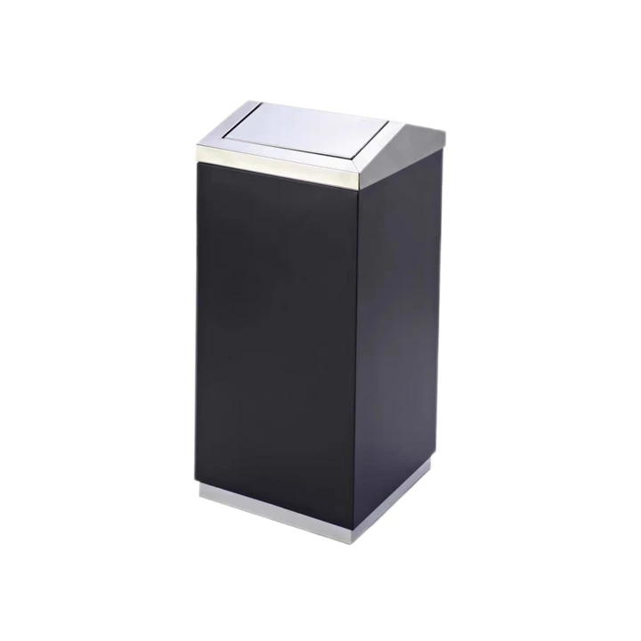 HY 0601001-House-shaped flip-top bin
