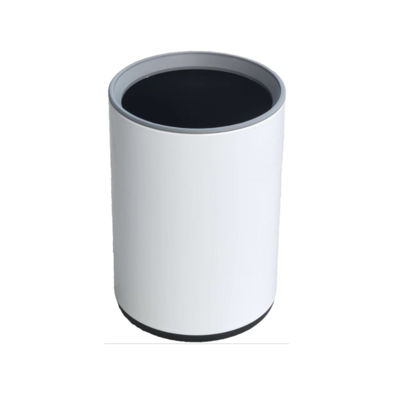 HY-0429006 Direct-dump Stainless Steel Trash Can(With grey ring)