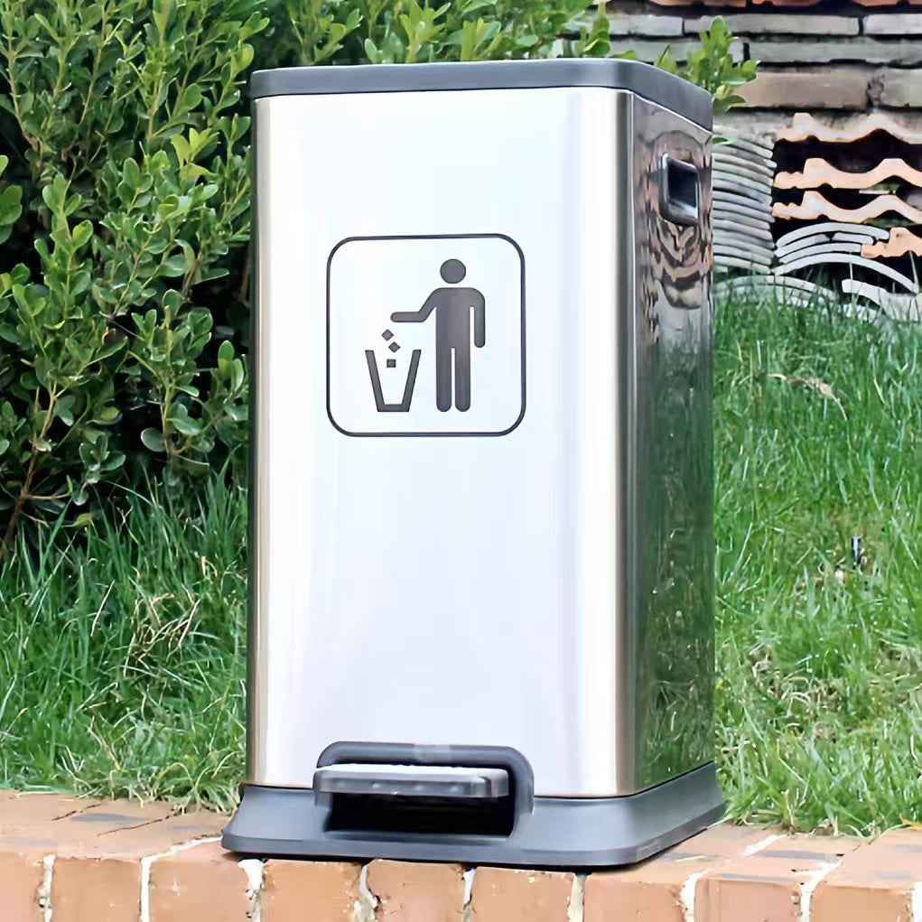 HU-0428005 Stainless Steel Trash Can